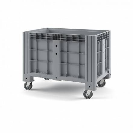 Пластиковый контейнер IBOX 1200х800 (сплошной, на колёсах) в Владимире