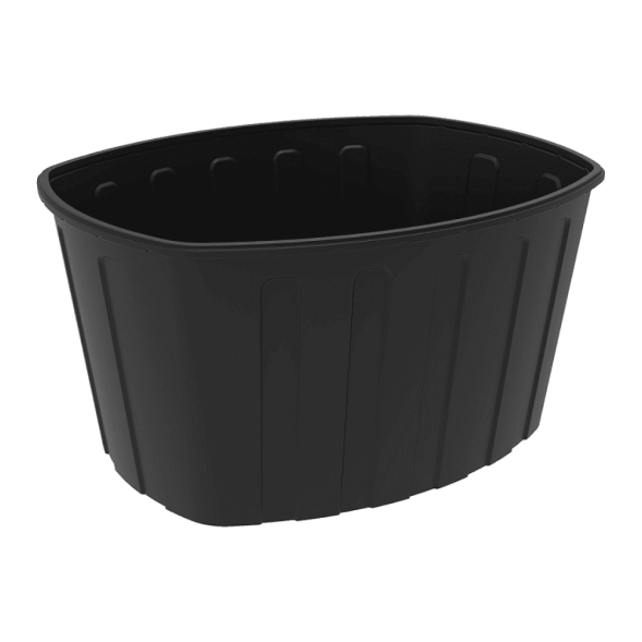 Ванна пластиковая пищевая О, 400 л, HDPE, черный [131.0400.899.0] в Владимире