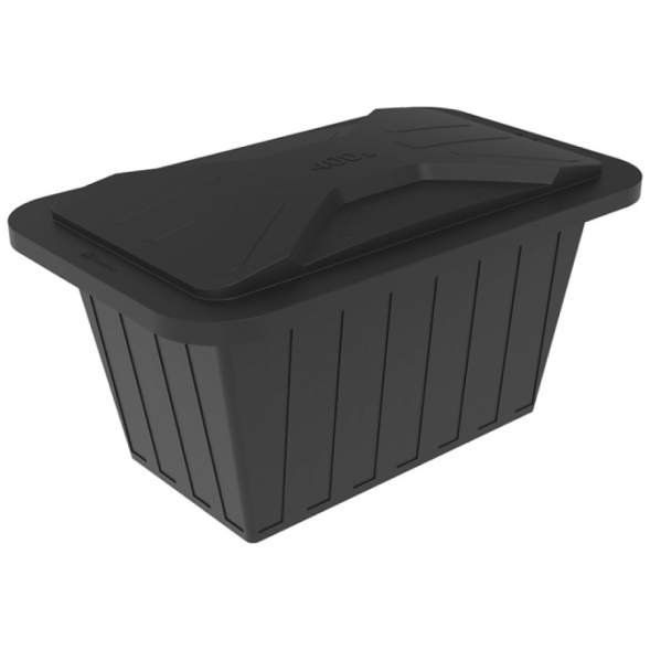Ванна пластиковая пищевая с крышкой К, 400 л, HDPE, черный [121207.0400.899.000] в Владимире